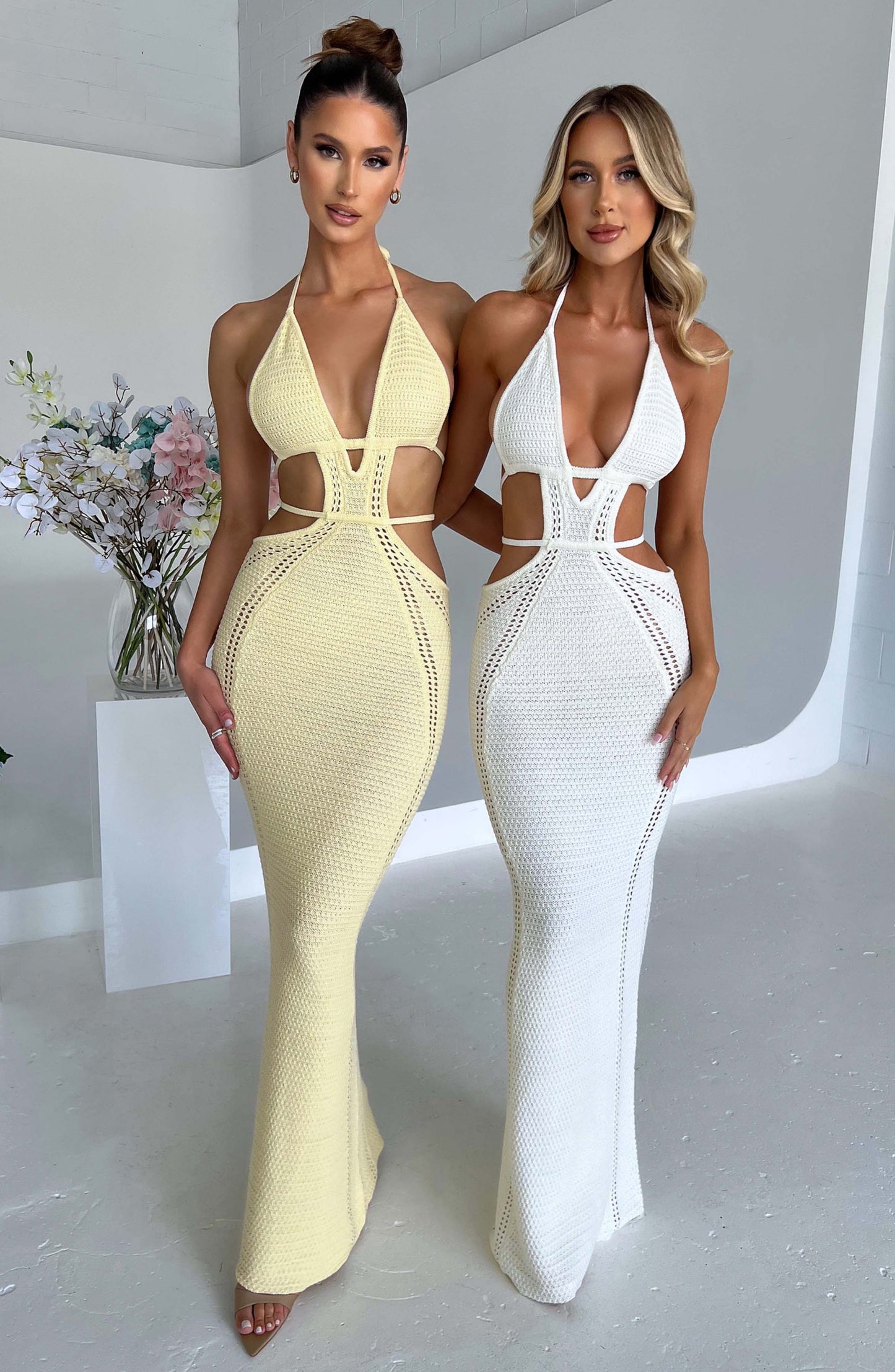 Vestido Maxi Arabella - Blanco