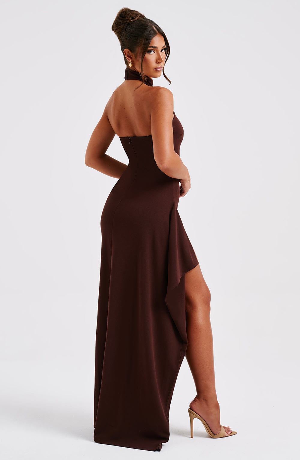 Vestido Largo Isadora - Chocolate