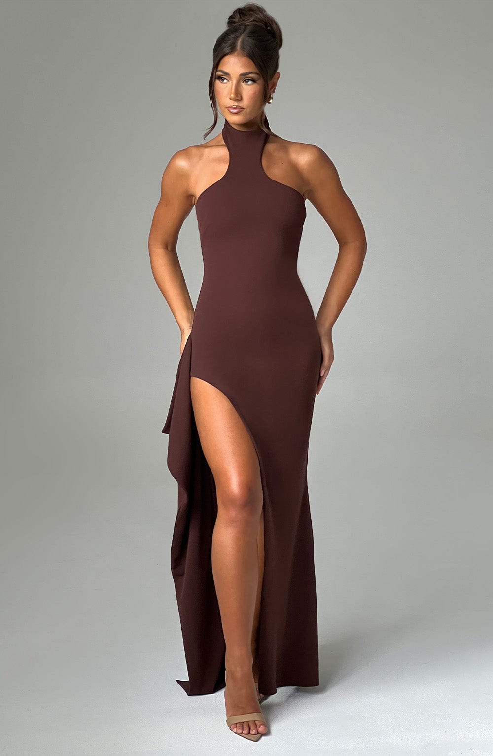 Vestido Largo Isadora - Chocolate