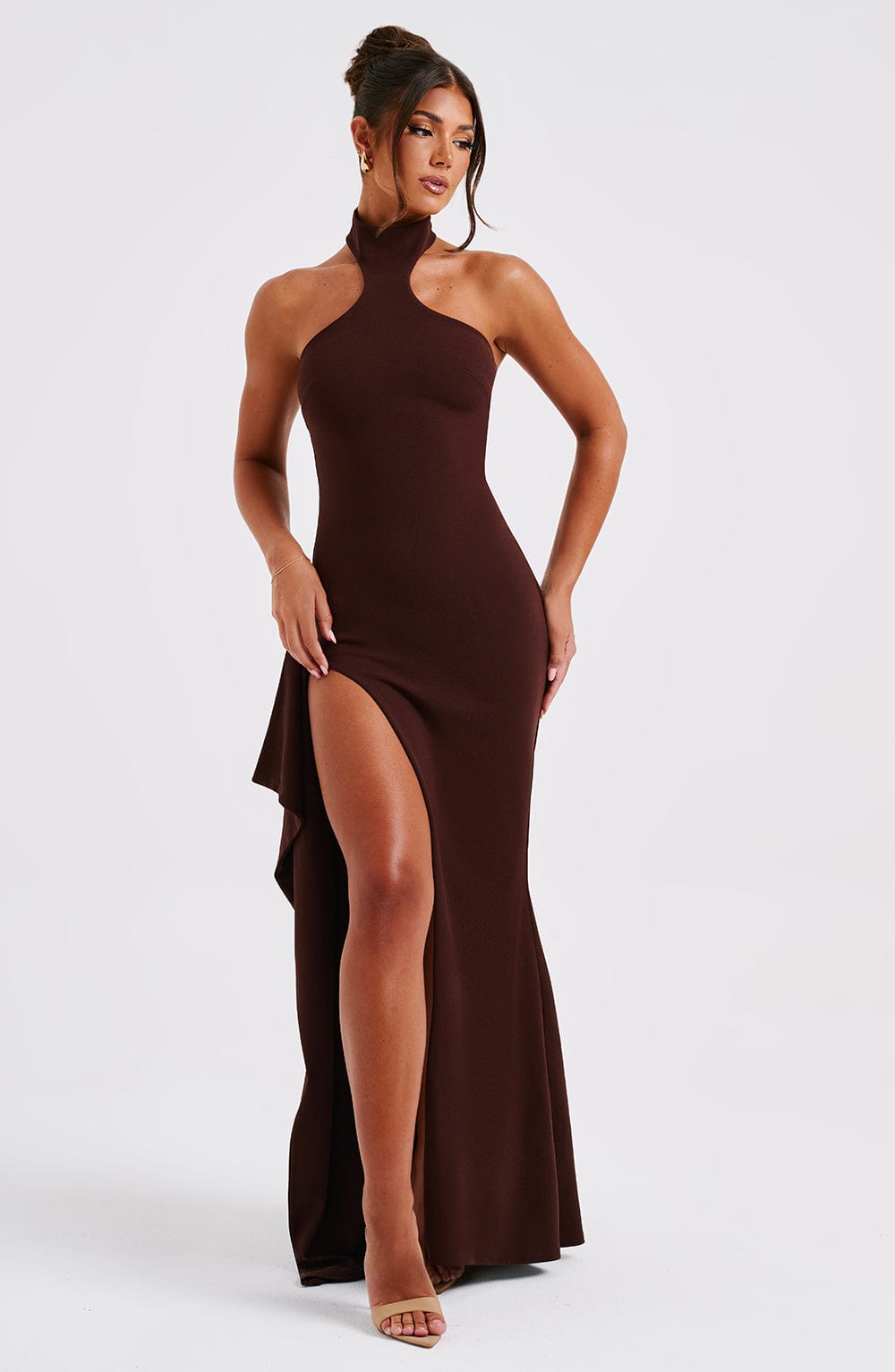 Vestido Largo Isadora - Chocolate